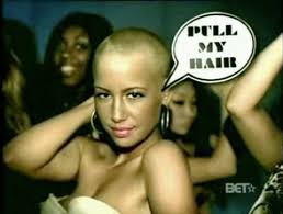 amber rose bald