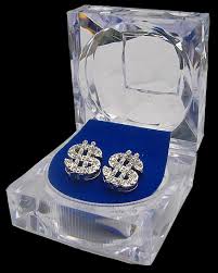 iced out earrings