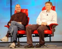 Steve Jobs and Bill Gates: