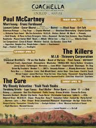 The Revised Coachella Lineup