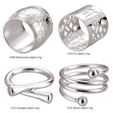 مجوهرات فضية جنااااااااااان Silver-Plated-Napkin-Ring