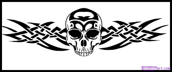 how to draw a skull