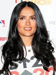 Salma Hayek hair