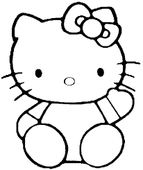 cute hello kitty coloring pages