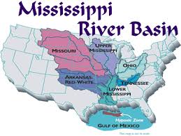 The vast Mississippi River