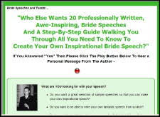 sample wedding speeches