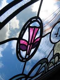 fleur de lis stained glass