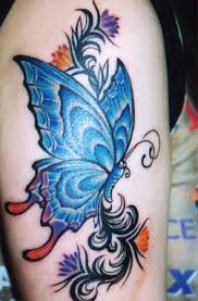 collection of butterfly tattoos are really cool design with the right color combinations