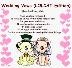 funny wedding vows
