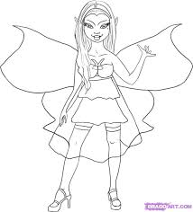 pixie coloring pages