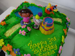 dora birthday cakes