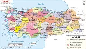 turkey map