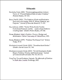 example of a bibliography