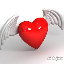 heart with angel wings