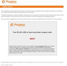 payless printable coupons