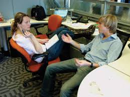 Buffy Wicks and Chris Hughes