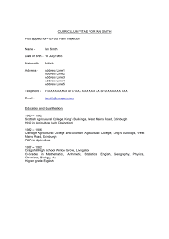 cv sample