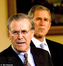 Donald Rumsfeld and George