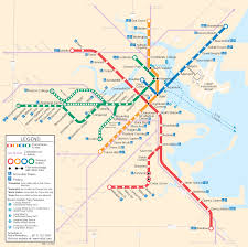 Boston MBTA Map 2001 - Metro