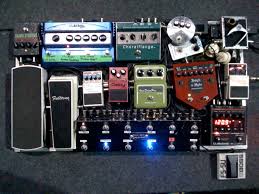 setting up guitar effects pedals