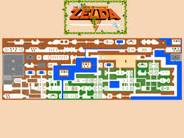 legend of zelda map