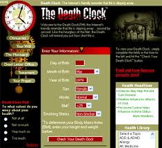 Death Clock website