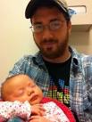 Daddy and Abigail waiting the