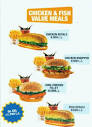 Chicken meals Burger King