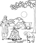 Abraham coloring page