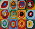 WASSILY KANDINSKY oil paintings reproductions, abstract oil.