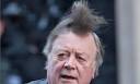 Ken Clarke's windswept look.