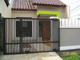 Desain Pagar Tembok Stainless