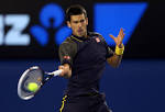 Australian Open action; DJOKOVIC, Federer, Murray and Raonic in.