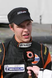 Formula Renault&#39;n Suomen mestari Jesse Krohn haastattelussa. Kuvaaja: Ville Tikkaoja - ahv09_35