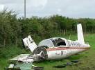 Aircraft wreckage at St Donats - via Daymix