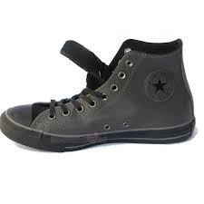 converse black leather shoes for men : ShieldsDESIGN