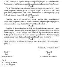 Contoh Surat Perjanjian Pengikatan Jual Beli Rumah Sppjb | Programmer