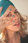 I picked this teal turban up
