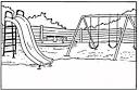 Playground coloring page