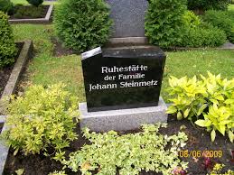 Grab von Johann Steinmetz (-), Friedhof Etzel