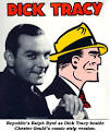 Republic's Ralph Byrd as Dick Tracy beside Chester Gould's comic strip ... - sr19-dicktracy-2