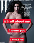 Kim Kardashian looks almost unrecognizable on Love Magazine cover.