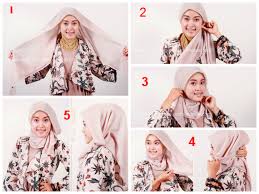 sepatu 2016: cara memakai jilbab cantik dan praktis Images