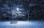 Snow Bench Wallpaper - Nexus Wallpaper