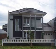 Kombinasi warna cat luar rumah minimalis tampak depan yang bagus�??
