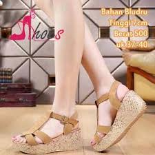 Jual 017 Wedges Cantik | Sepatu Sandal Murah | Agen Grosir Baru ...