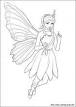 Barbie Mariposa coloring page