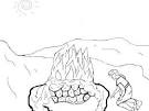 Elisha coloring page