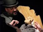 Robert Smythe rehearses for The Master and Margarita at Mum Puppettheatre - Smythe-Margarita