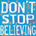 Don't Stop Believing Print by Louise Carey at Art.